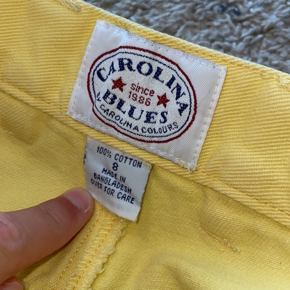 Vintage Yellow Jean Shorts! - Picture 7 of 12